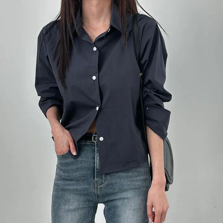 Women's Loose Petite Top Shirt