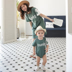 Plus Size Maternity Dress Outing Cotton Parent-child Wear