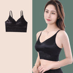 Breathable drop cup bra