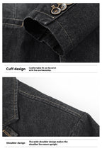 Spring And Autumn Denim Jacket Business Leisure