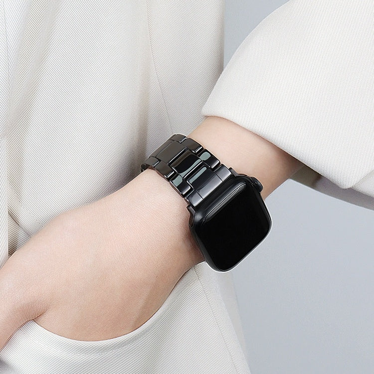 Suitable For Applewatch8 Watch Strap Metal 38 41 44 45mm Ceramic Wrist Strap