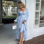 Vacation Long Sleeve Casual Dress Women's Clothing