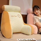 Home Cute Printed Latex Ice Silk Waist Pillow