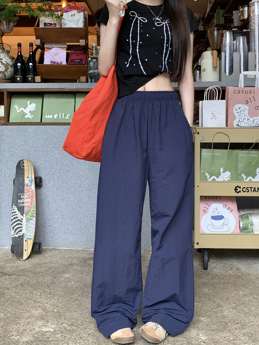 Summer Thin Polka Dot Slim T-shirt