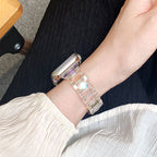 Colorful Laser Carved Transparent Resin Watch Strap