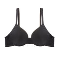 Glossy Push-up Large Bra Soft Steel Ring Adjustable Bra